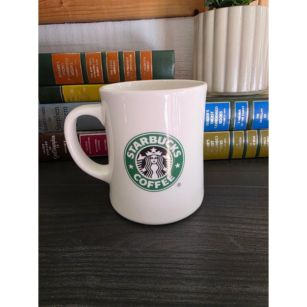 Starbucks 2008 16‎ oz Coffee Mug with Original Brown Siren Logo
